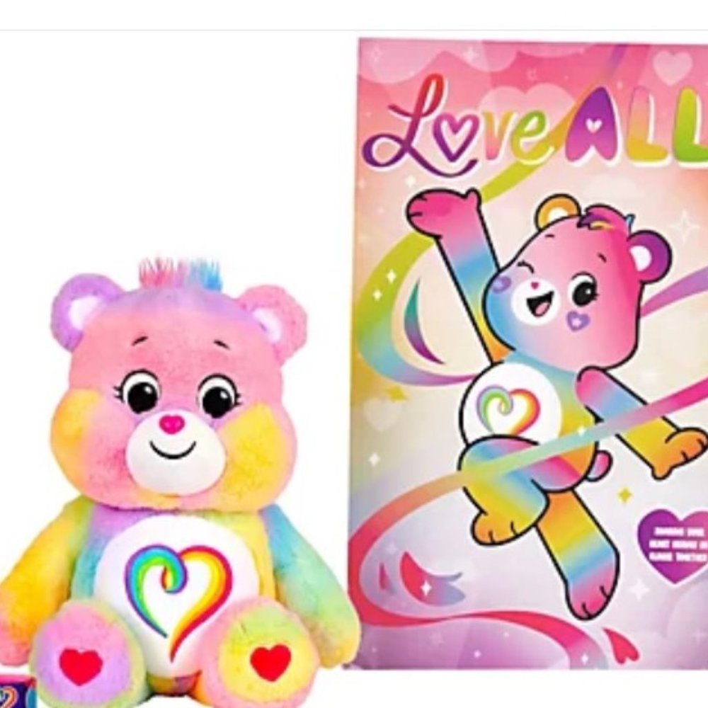 New Care Bears Togetherness Bears 16" Plush & Collectors Set